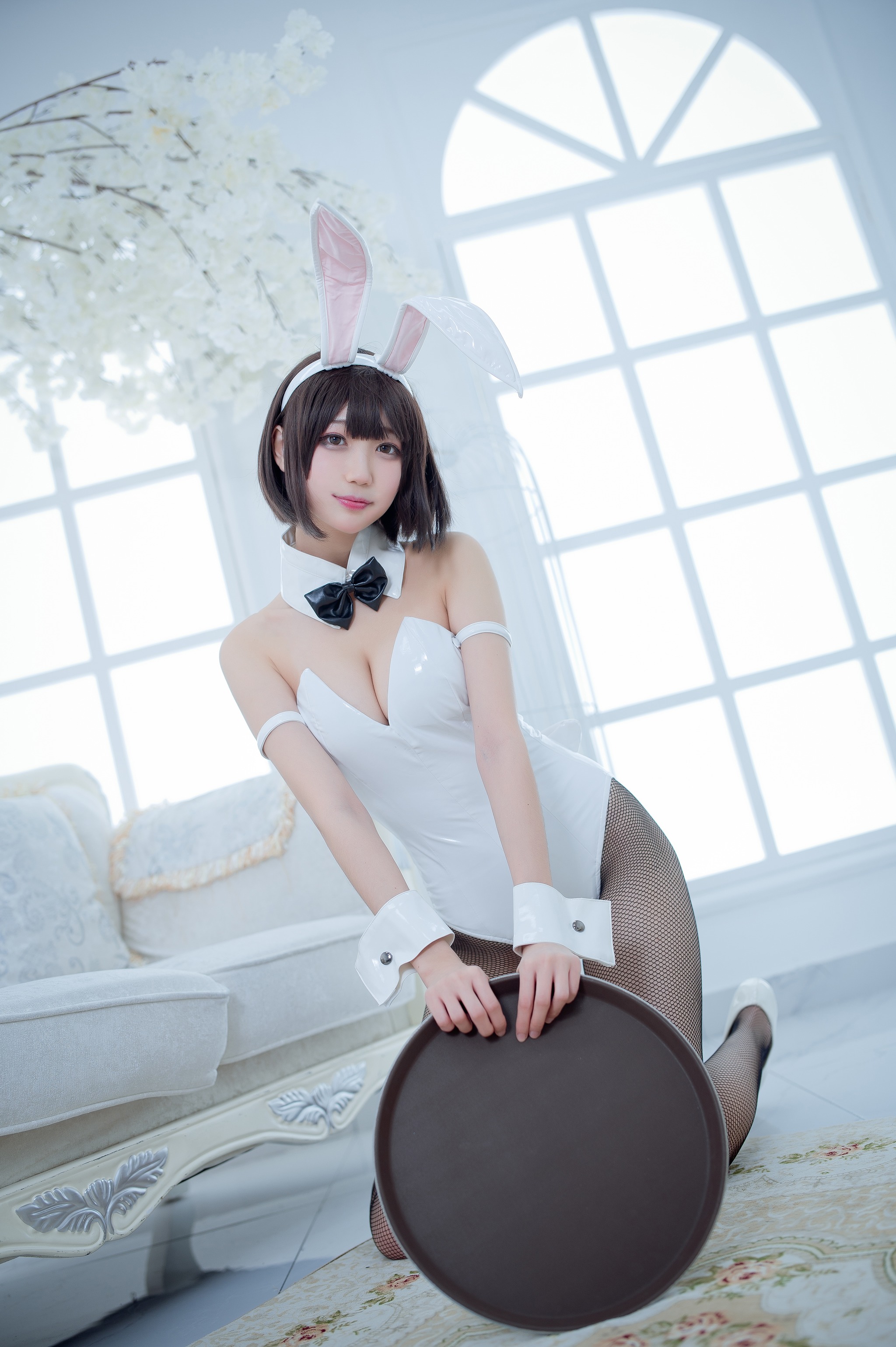 图片[1]-周叽是可爱兔兔 – NO.023 加藤惠兔女郎 [32P]-XikXak